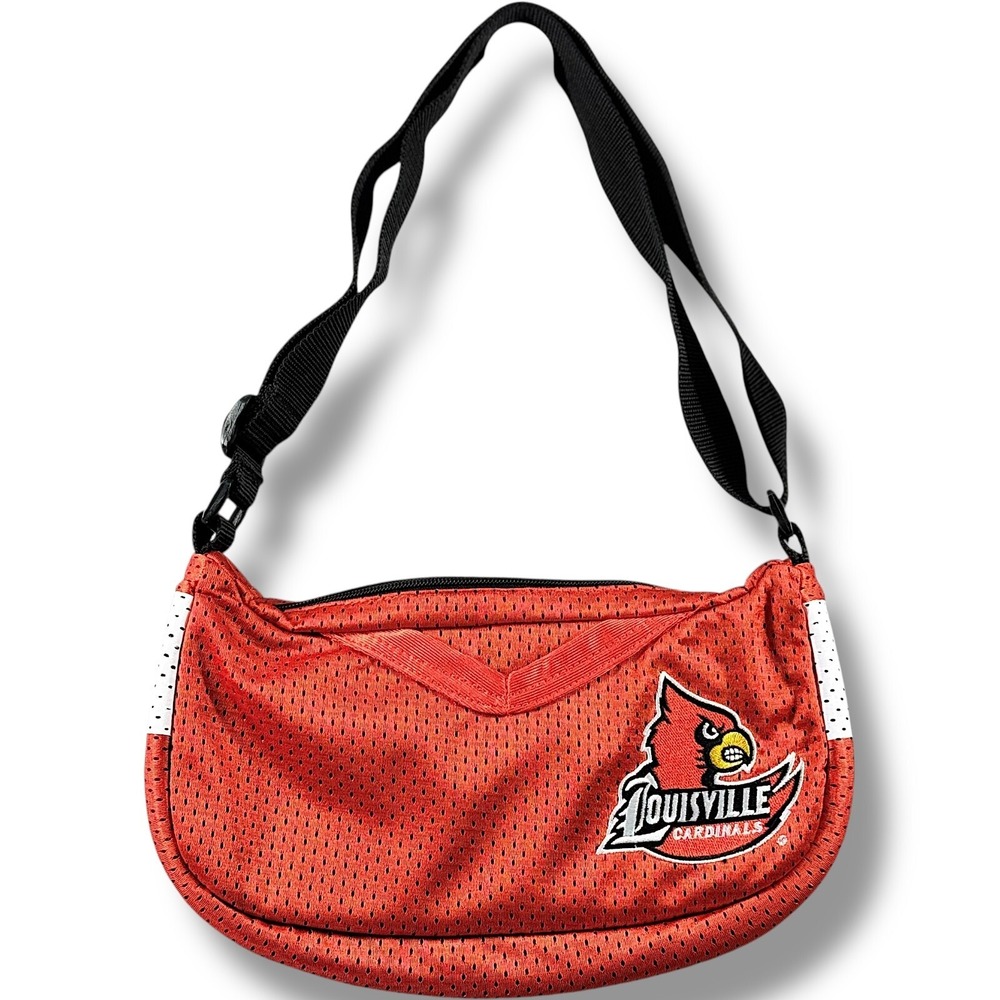 Littlearth Louisville Cardinals Jersey Purse Handbag MVF NCAA Red Mesh Bag